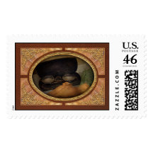 Optometrist - Glasses for Reading Postage Stamp
