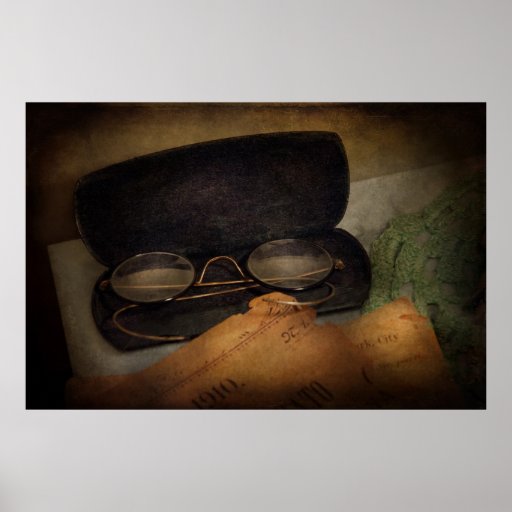 Optometrist - Glasses for Reading Posters