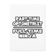 Optometrist / Ninja postcards by Optometrist_Shirts Optometrist / Ninja postcards