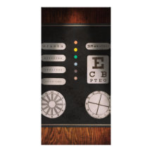 Optometrist - Optical Confusion Custom Photo Card