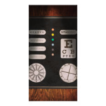 Optometrist - Optical Confusion Custom Photo Card