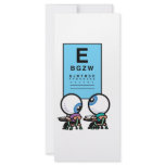 Optometrist Rack Cards with Eye Chart