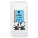 Optometrist Rack Cards with Eye Chart rack cards