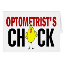 OPTOMETRIST’S CHICK cards by professiongifts OPTOMETRIST’S CHICK cards