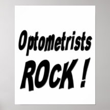 Optometrists Rock! Poster Print
