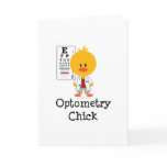 Optometry Chick Greeting Card