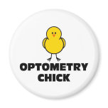 Optometry Chick Refrigerator Magnets