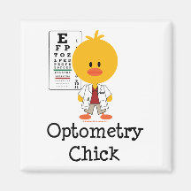 Optometry Chick Magnet