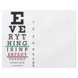 Optometry Eye Chart Illustration flyers