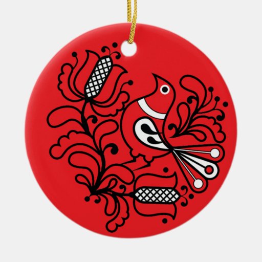 opus hungarian bird double sided ceramic round christmas opus hungarian bird double sided ceramic round christmas