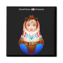 OPUS Matryoshka Russian Doll Refrigerator Magnets