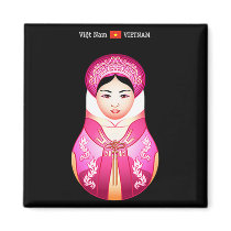 OPUS Matryoshka Russian Doll Refrigerator Magnets
