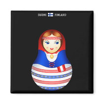 OPUS Matryoshka Russian Doll Fridge Magnet