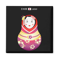 OPUS Matryoshka Russian Doll Fridge Magnets