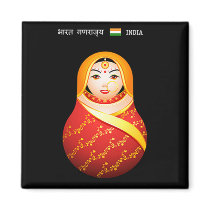 OPUS Matryoshka Russian Doll Fridge Magnets