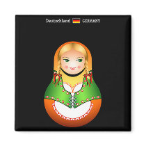 OPUS Matryoshka Russian Doll Magnet