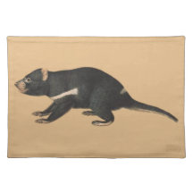 OPUS Tassie Devil: On the Edge of Extinction Place Mat