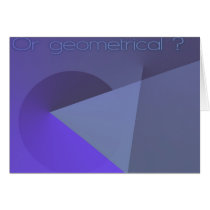 Or geometrical ? cards
