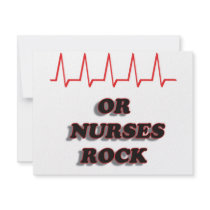 OR NURSES ROCK invitations