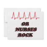 OR NURSES ROCK CUSTOM INVITATION