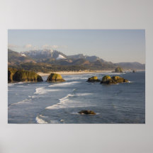 OR, Oregon Coast, Ecola State Park, view of 2 Print