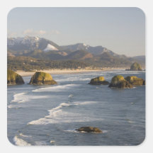 OR, Oregon Coast, Ecola State Park, view of 2 Sticker