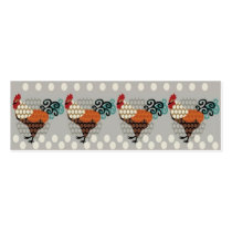 "Or the egg, first, the chicken or..."  Bookmark business cards
