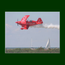 Oracle Challenger Over Lake Erie postcards