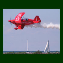 Oracle Challenger Over Lake Erie posters