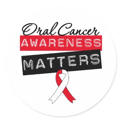 Oral Cancer Awareness Matters sticker