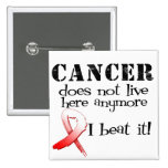 Oral Cancer Does Not Live Here Anymore buttons