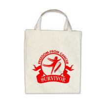 Oral Cancer - Freedom From Cancer Survivor Tote Bag