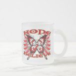 Oral Cancer Hope Believe Butterfly mugs