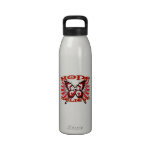 Oral Cancer Hope Believe Butterfly water bottles