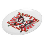 Oral Cancer Hope Believe Butterfly plates