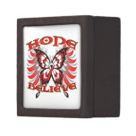 Oral Cancer Hope Believe Butterfly premium gift boxes