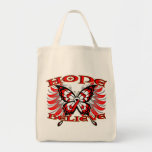 Oral Cancer Hope Believe Butterfly bags