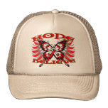 Oral Cancer Hope Believe Butterfly hats