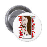 Oral Cancer Hope Fight Like A Girl buttons
