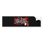 Oral Cancer Hope Garden Ribbon bumper stickers