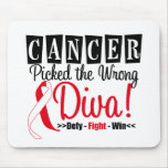 Oral Cancer Picked The Wrong Diva v2 mousepads