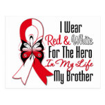 Oral Cancer Ribbon Hero My Brother Postcard