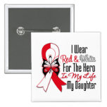 Oral Cancer Ribbon Hero My Daughter buttons