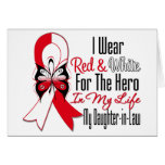 Oral Cancer Ribbon Hero My Daughter in Law Card