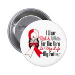 Oral Cancer Ribbon Hero My Father buttons