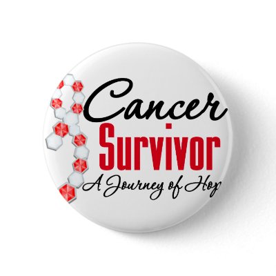 Oral Cancer Survivor Awareness Journey Ribbon pins