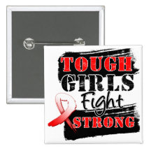 Oral Cancer Tough Girls Fight Strong Pins
