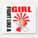 Oral Cancer Victory Fight Like A Girl mousepads