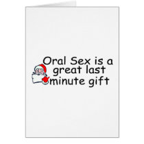 Oral Sex Is A Great Last Minute Gift cards