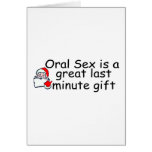 Oral Sex Is A Great Last Minute Gift cards